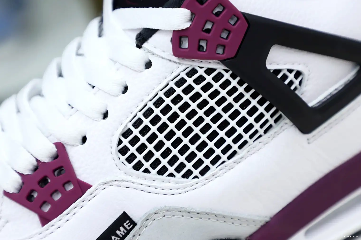 X JORDAN JORDAN AIR 4 SAINT-GERMAIN 'BORDEAUX' PARIS Kimikick RETRO AIR 0727